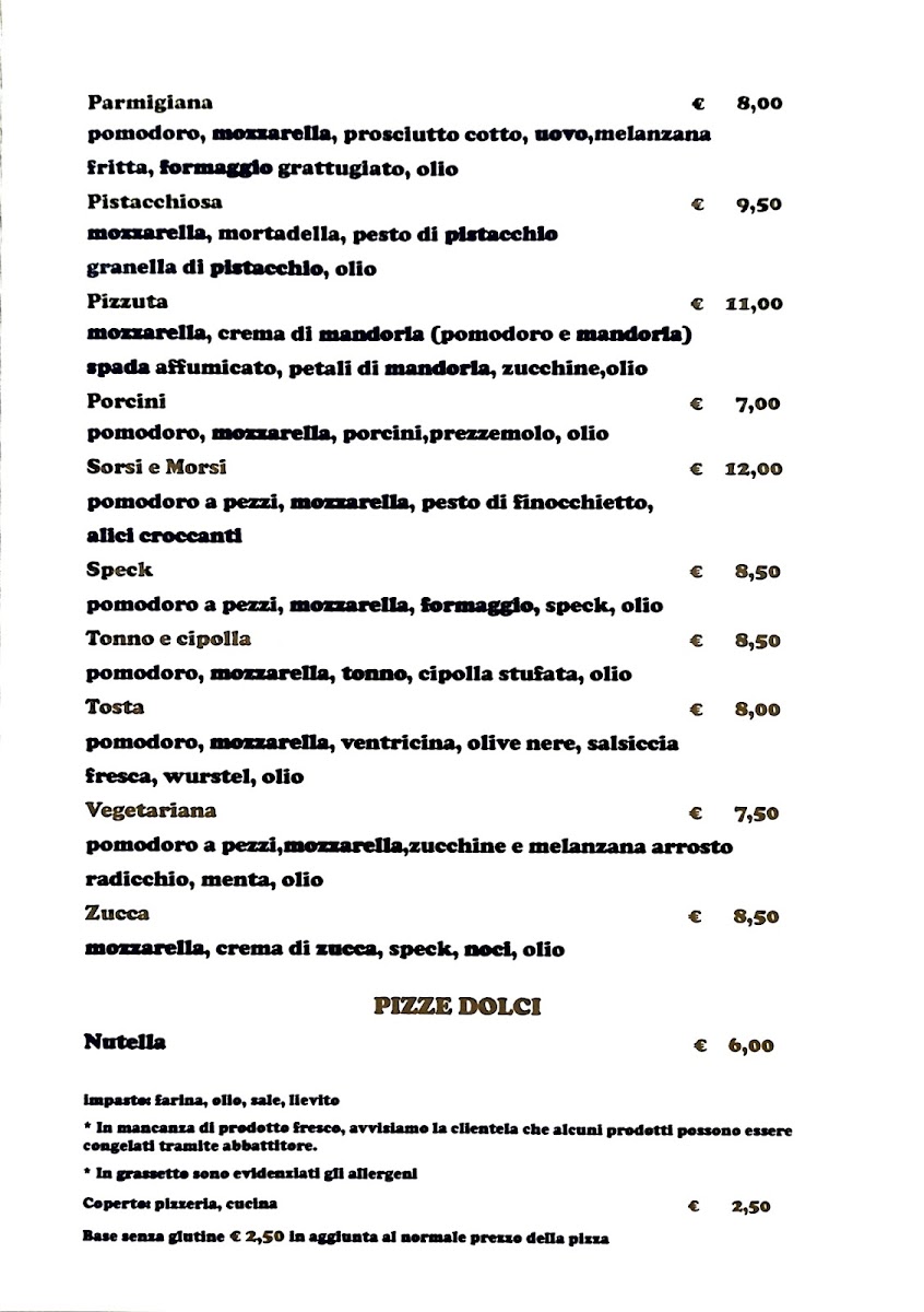 Sorsi e Morsi Pizza e Cucina Photo Menu 4