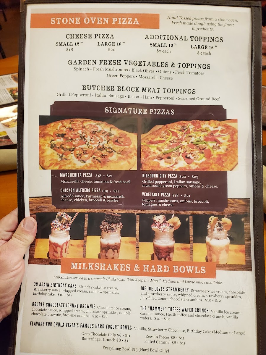 Kilbourn City Grill Photo Menu 2
