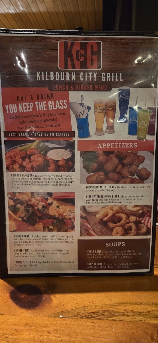 Kilbourn City Grill Photo Menu 5