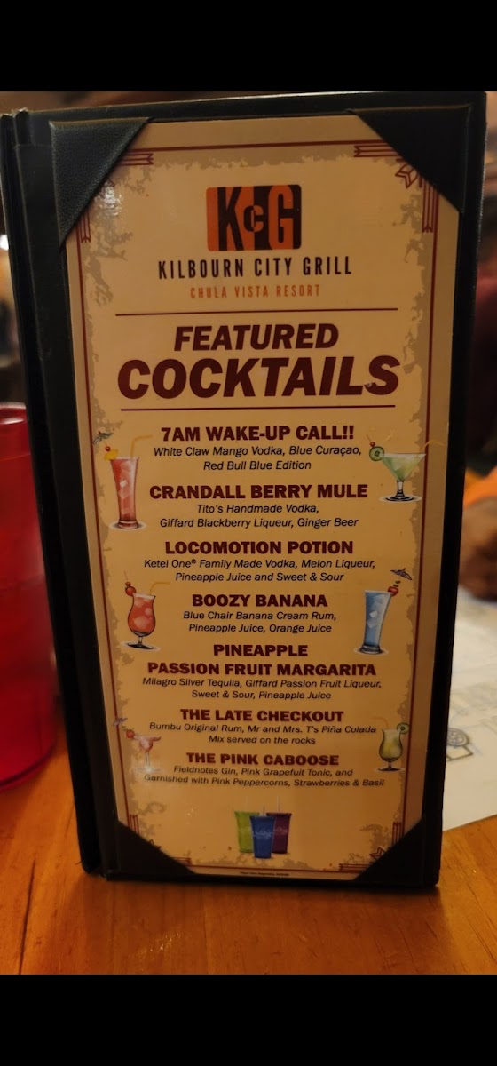 Kilbourn City Grill Photo Menu 6
