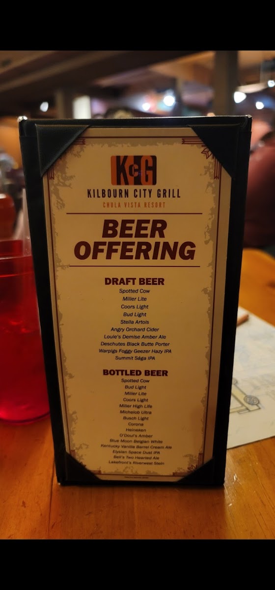 Kilbourn City Grill Photo Menu 8