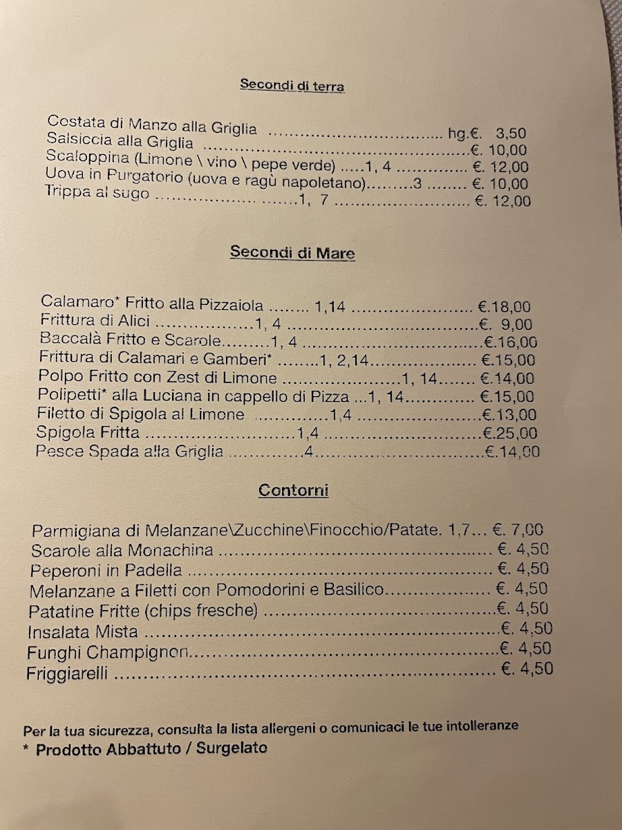 Antica Trattoria e Pizzeria da Donato Photo Menu 1