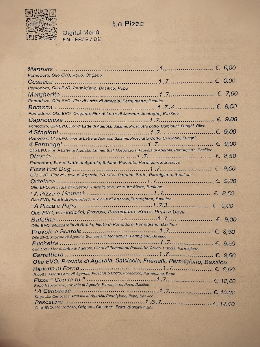 Antica Trattoria e Pizzeria da Donato Photo Menu 6