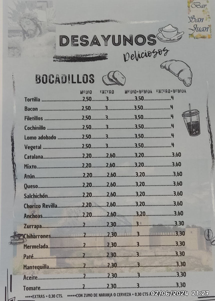 Bar San Juan (An ca la Belén) Photo Menu 1