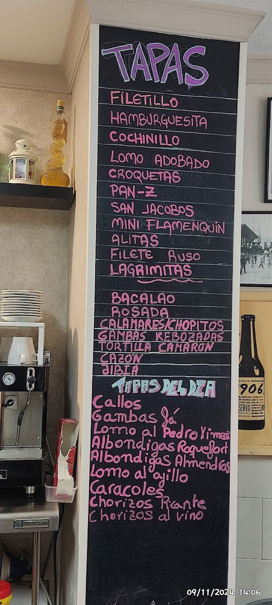 Bar San Juan (An ca la Belén) Photo Menu 2