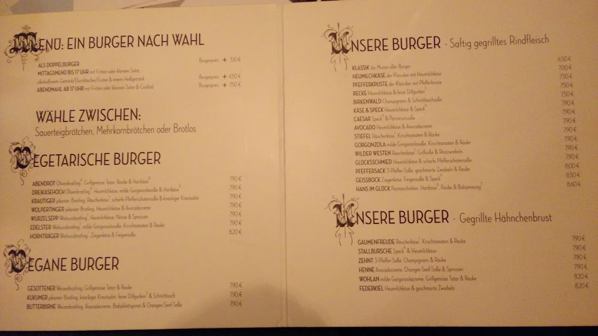 Hans im Glück Photo Menu 5