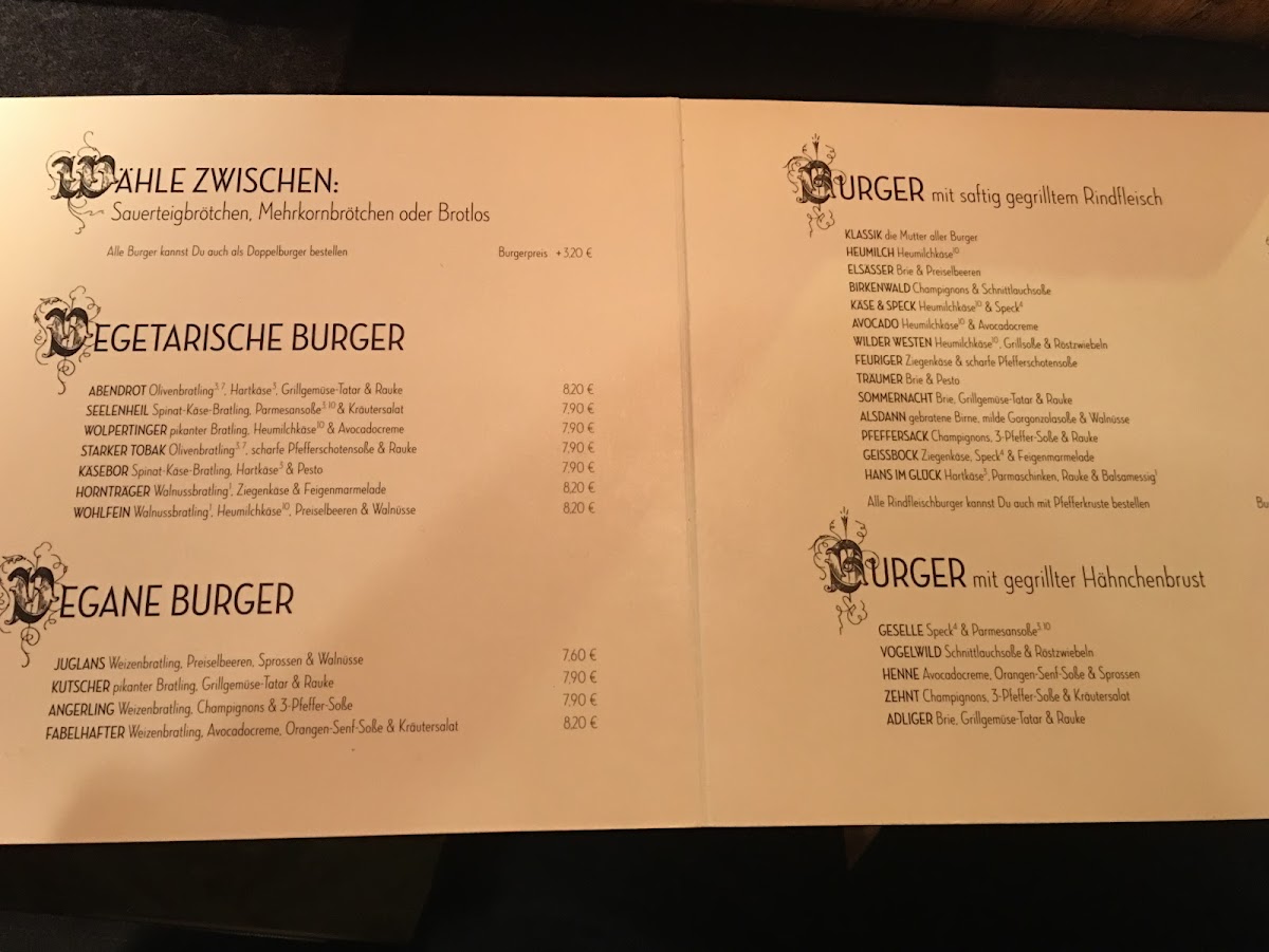 Hans im Glück Photo Menu 8