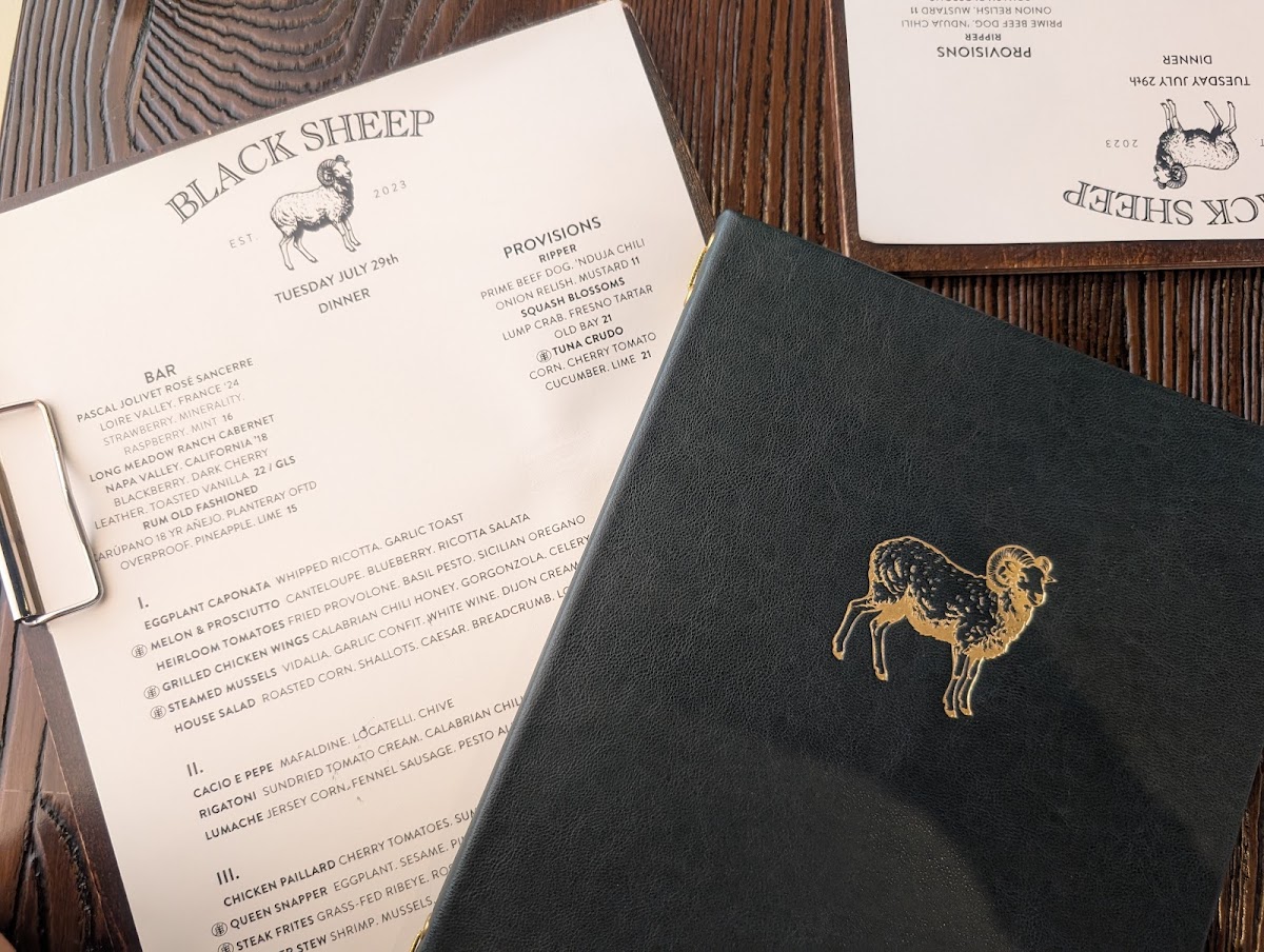 Black Sheep Bar and Provisions Photo Menu 4