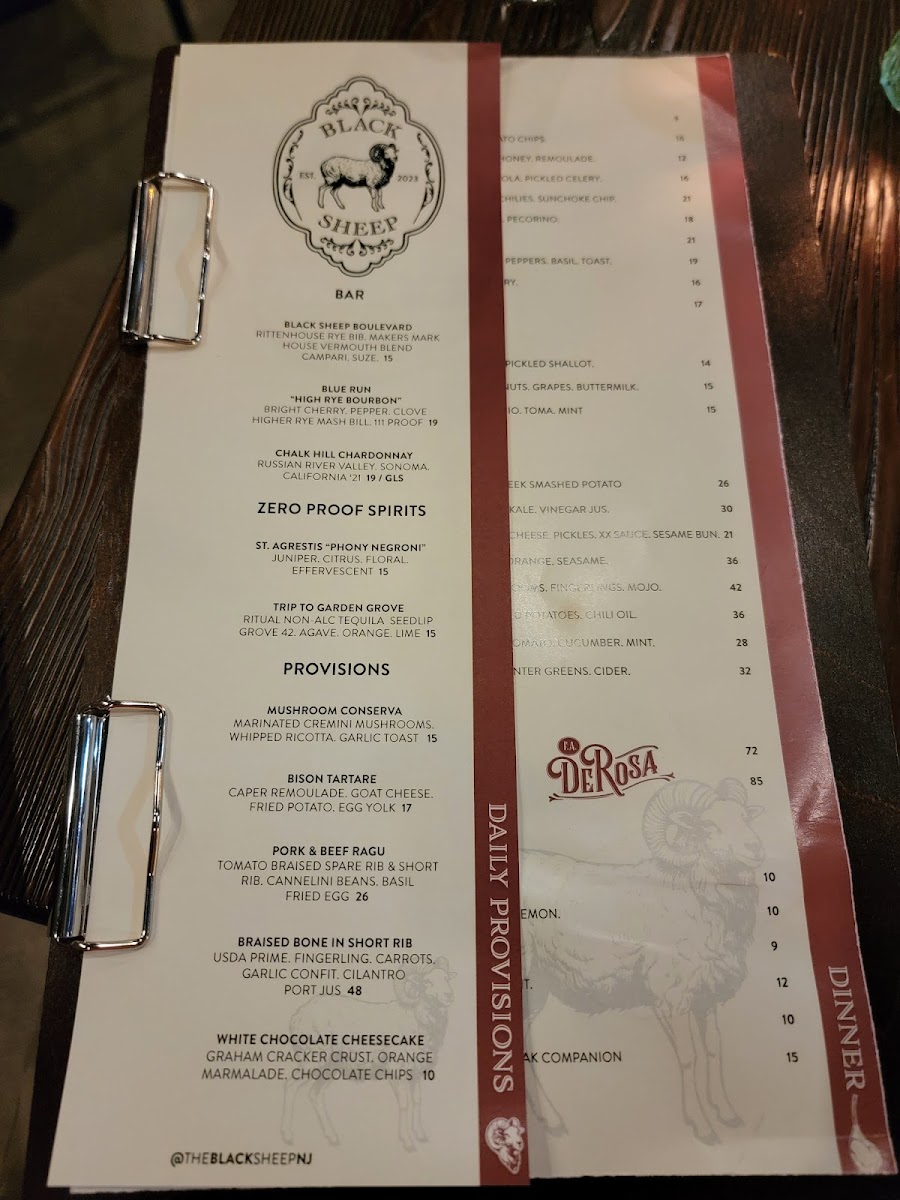 Black Sheep Bar and Provisions Photo Menu 9