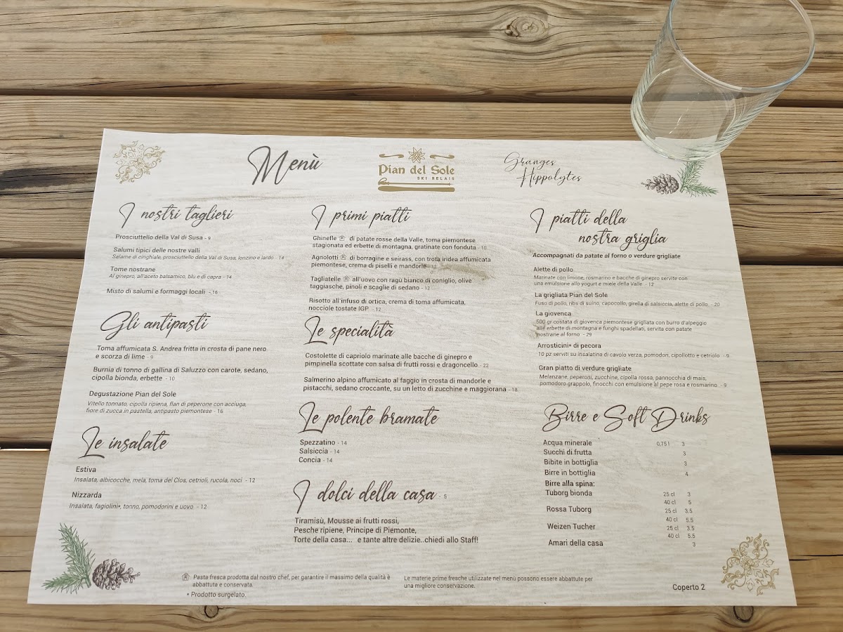 Ristorante Pian Del Sole Photo Menu 8