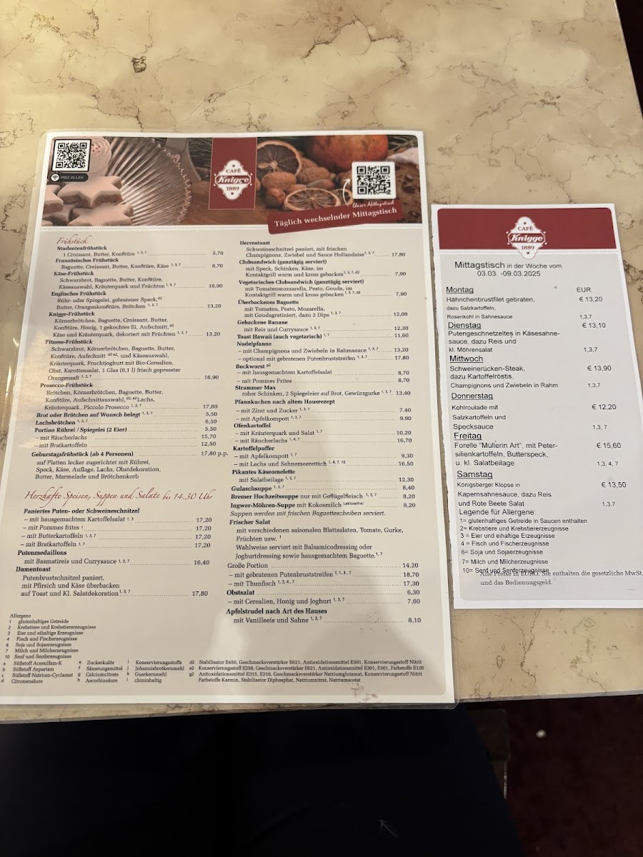 Café Knigge Photo Menu 3