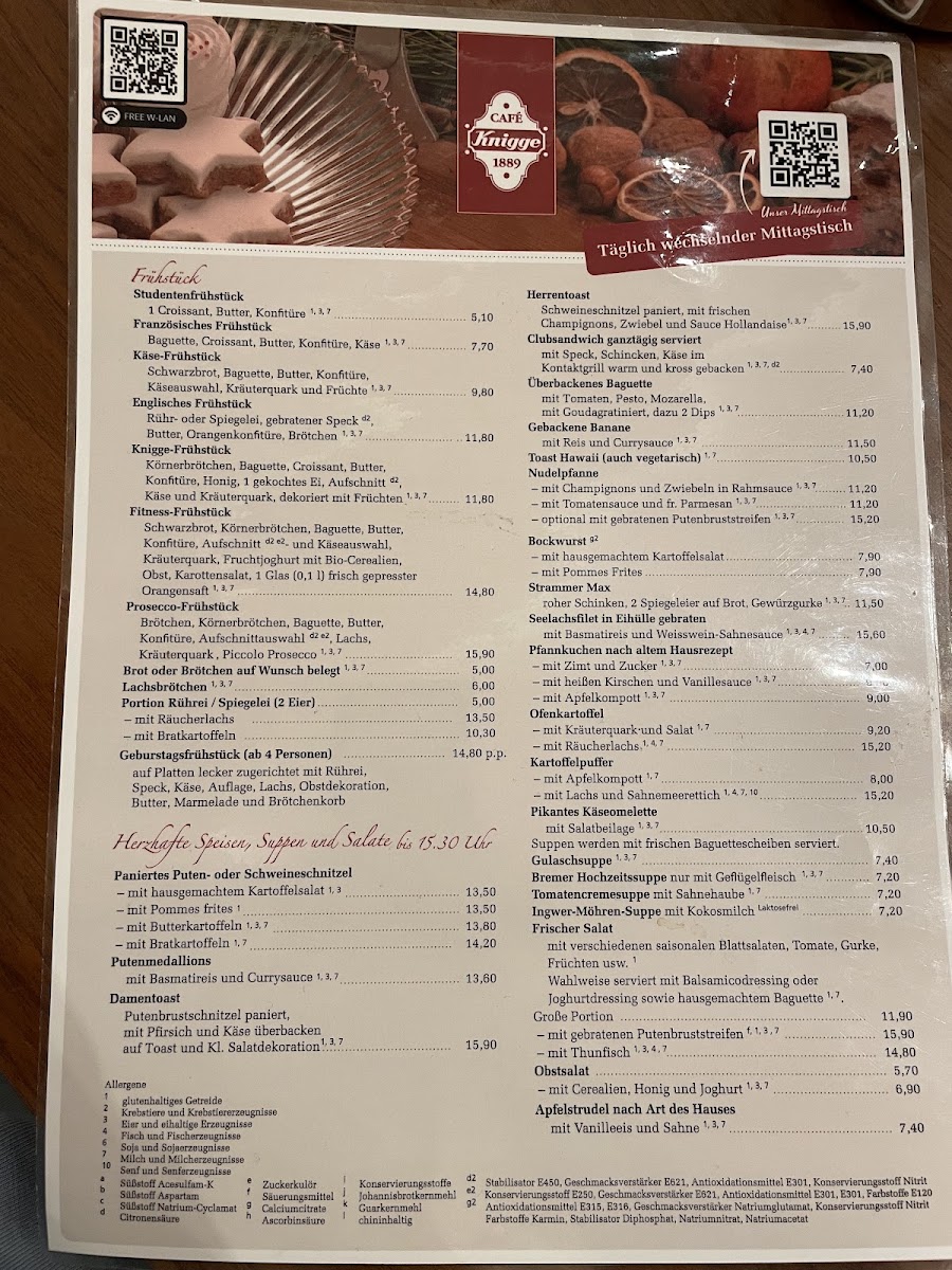 Café Knigge Photo Menu 7