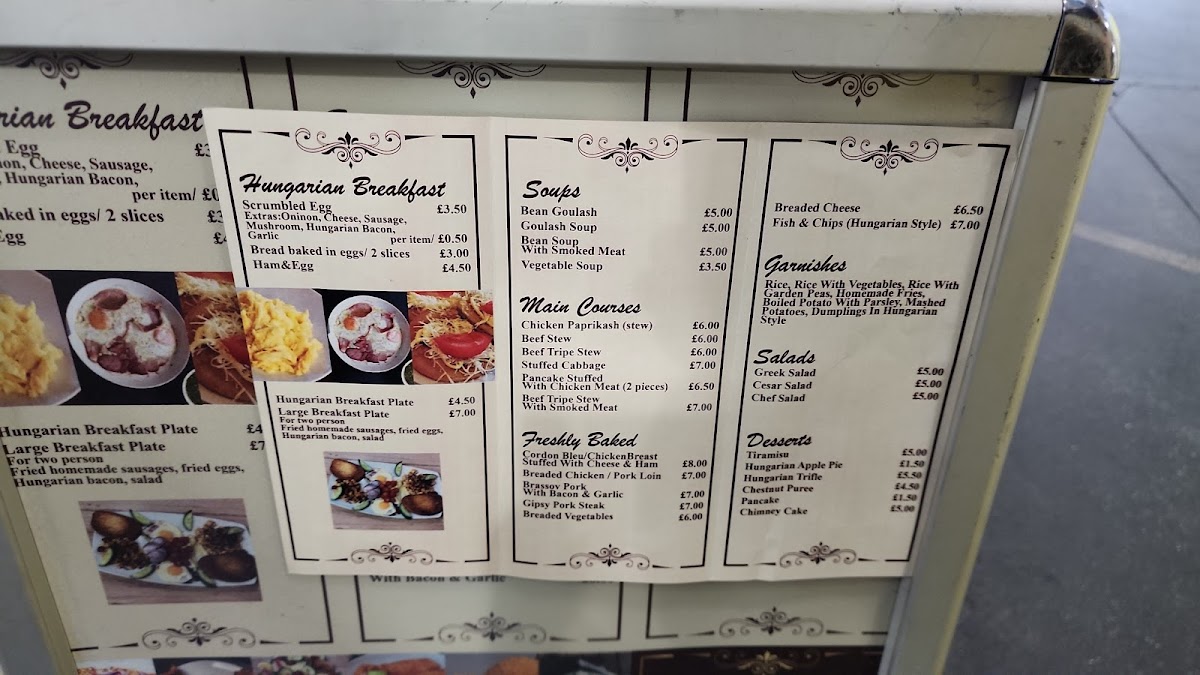 Laszlo’s Kitchen - Hungarian cuisine Photo Menu 2