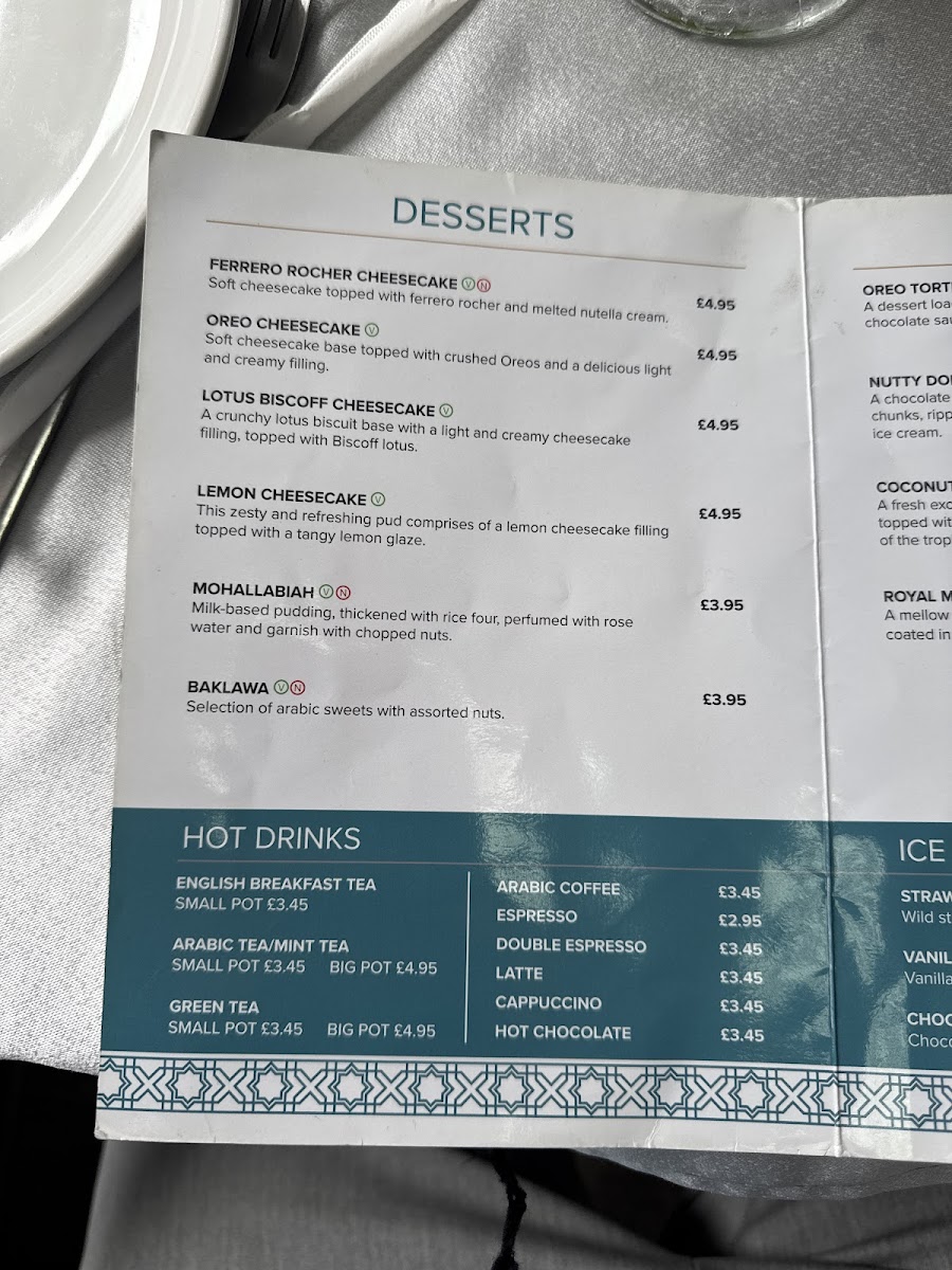 Syriana Restaurant Photo Menu 2