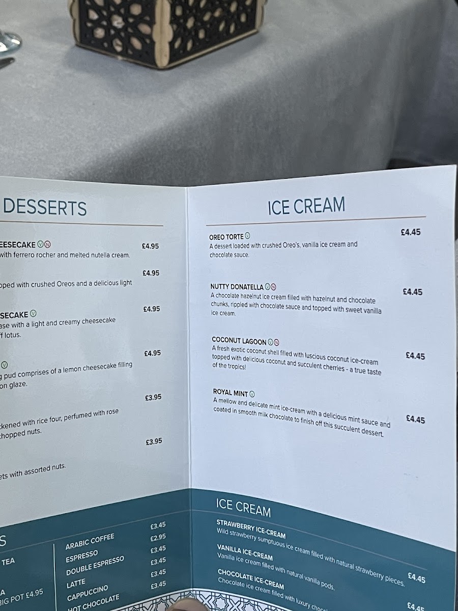 Syriana Restaurant Photo Menu 7