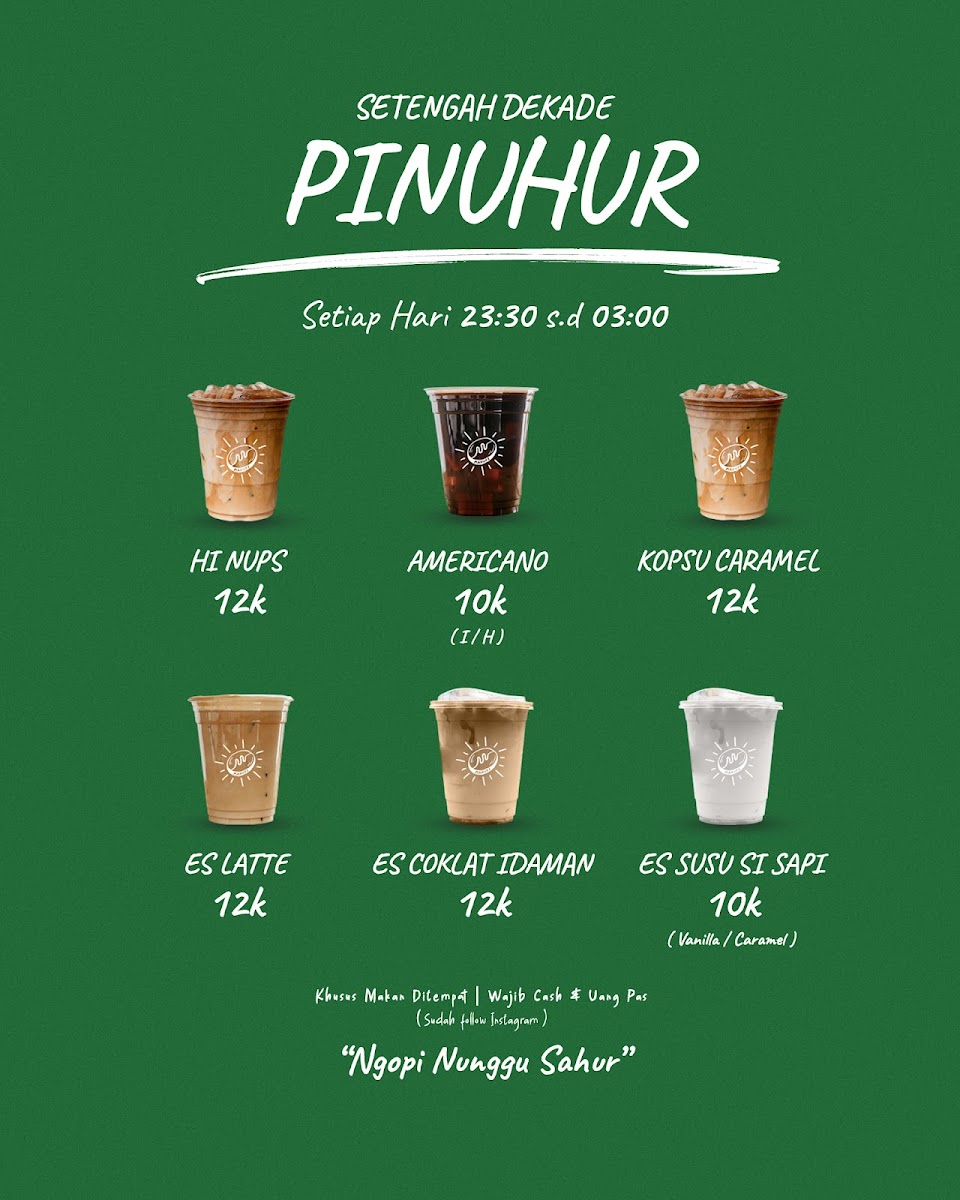Rumah Kopi Manupi Photo Menu 2