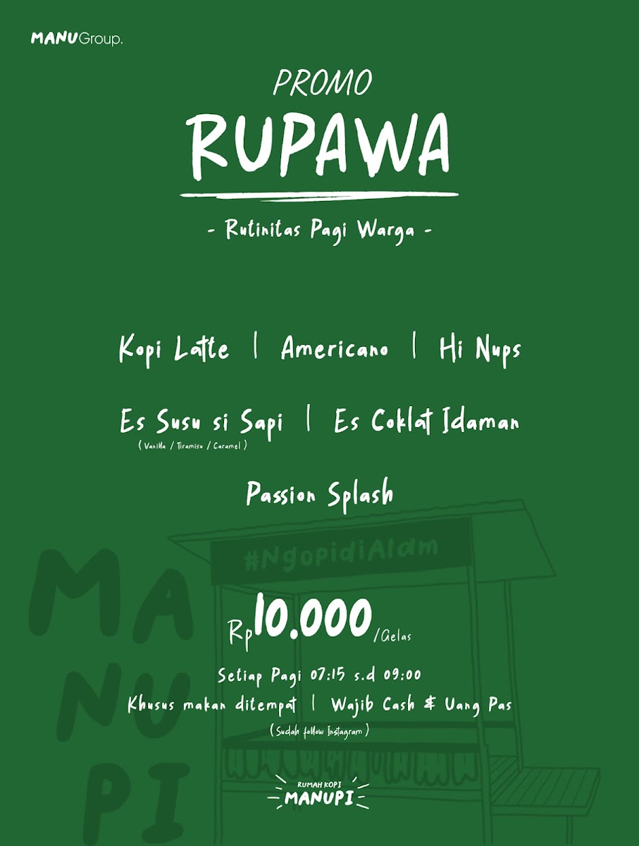 Rumah Kopi Manupi Photo Menu 7