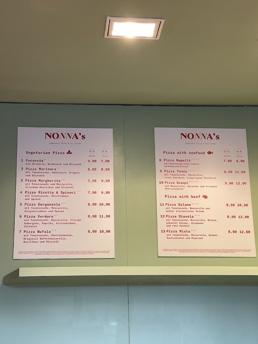 Nonna’s Legendary Pizza & Ice Cream Photo Menu 10