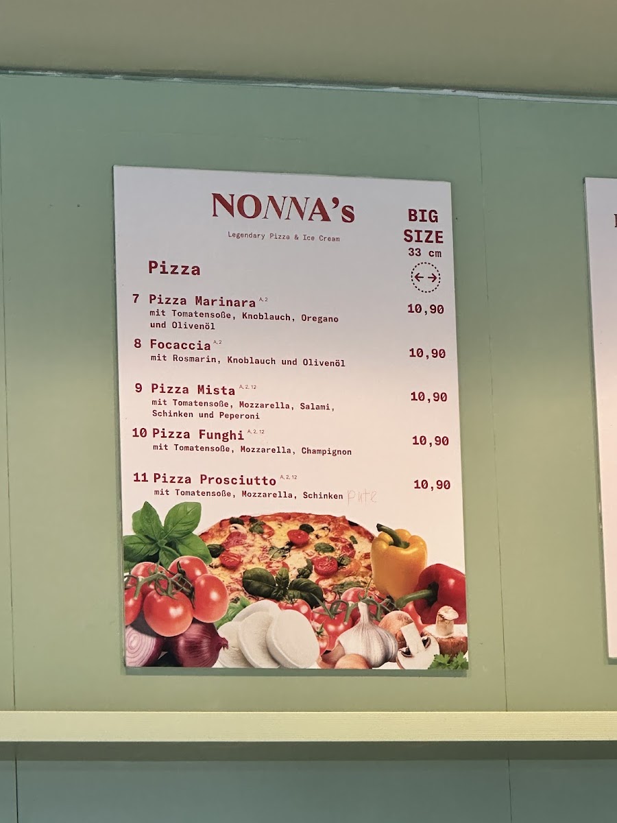 Nonna’s Legendary Pizza & Ice Cream Photo Menu 9