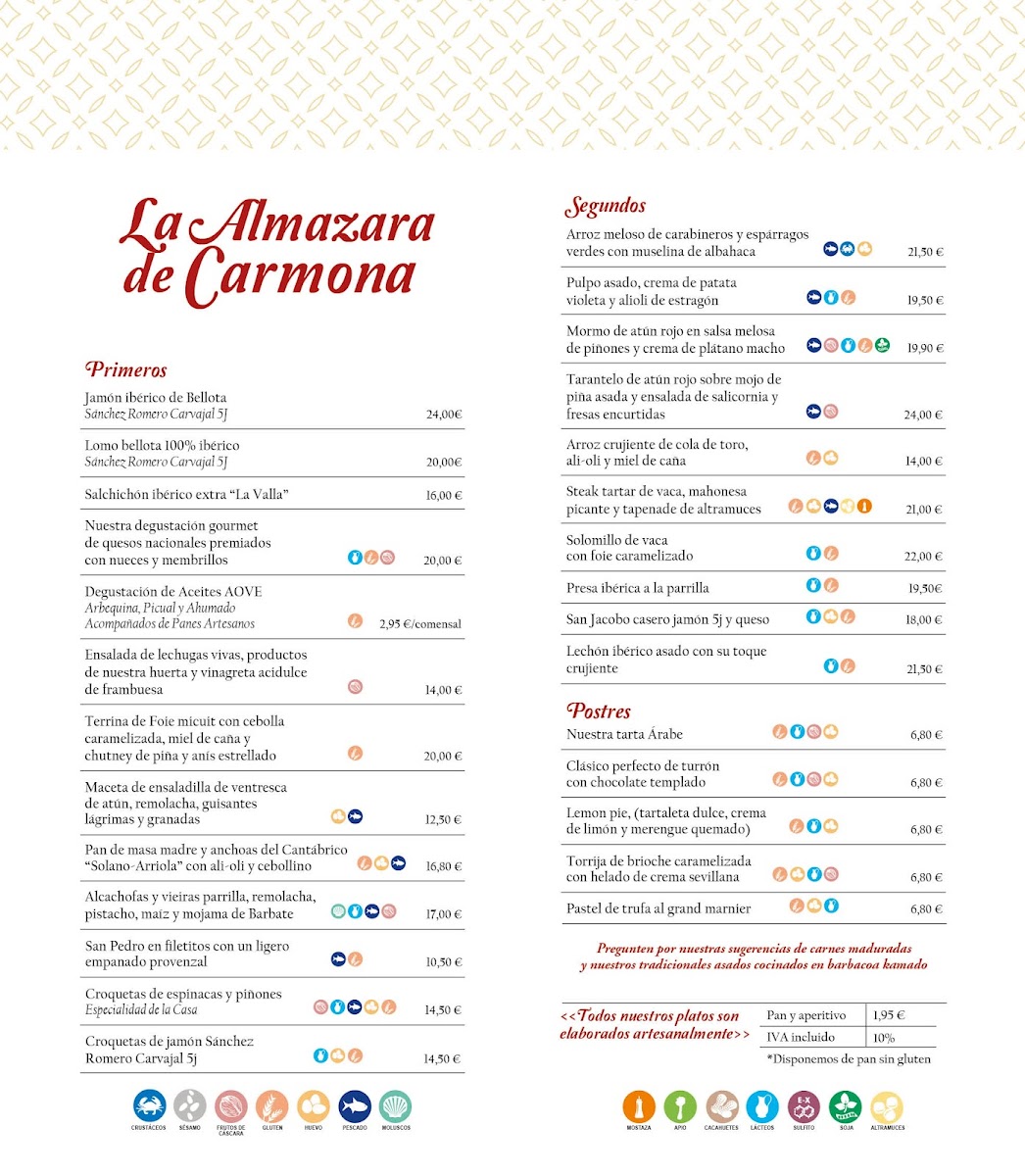 Restaurante La Almazara de Carmona Photo Menu 10