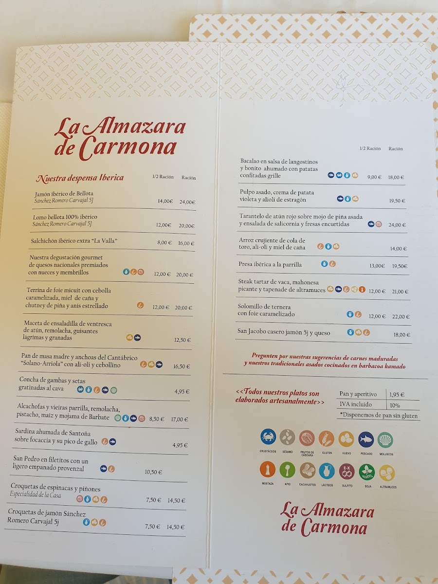 Restaurante La Almazara de Carmona Photo Menu 5