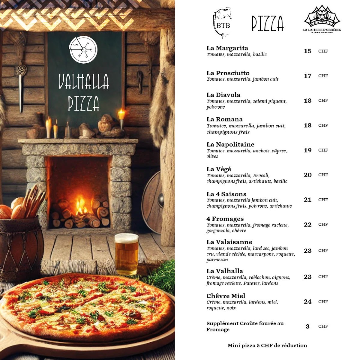 Valhalla Pizza Bar Photo Menu 1