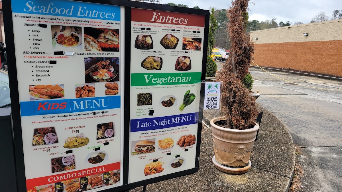 island Jerk Restaurant Photo Menu 1