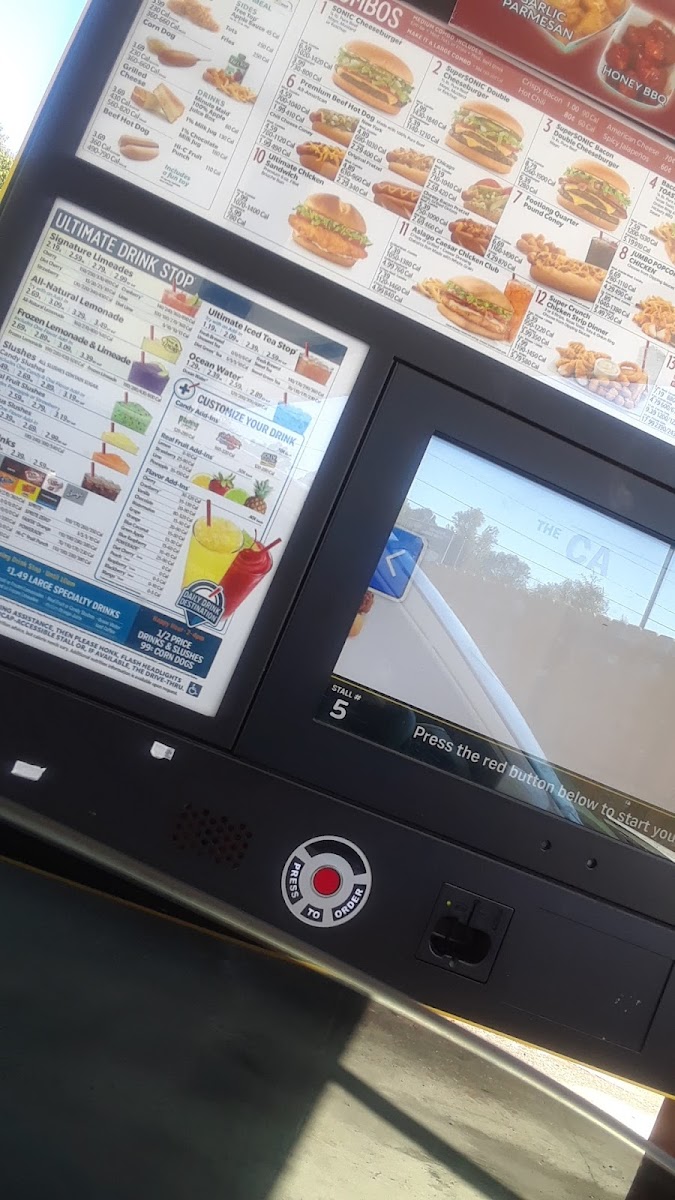 Sonic Drive-In Photo Menu 3