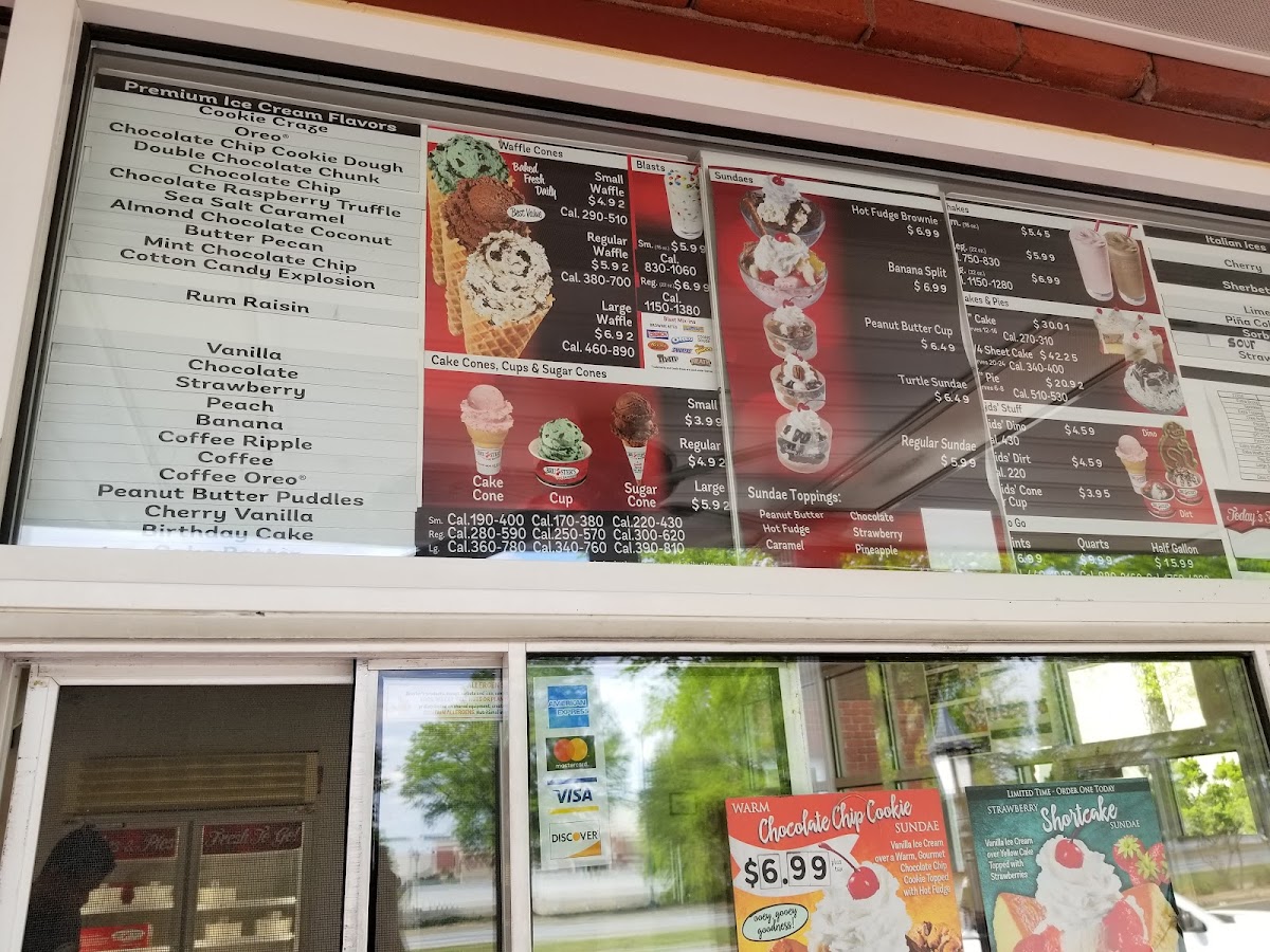 Bruster's Real Ice Cream Photo Menu 1