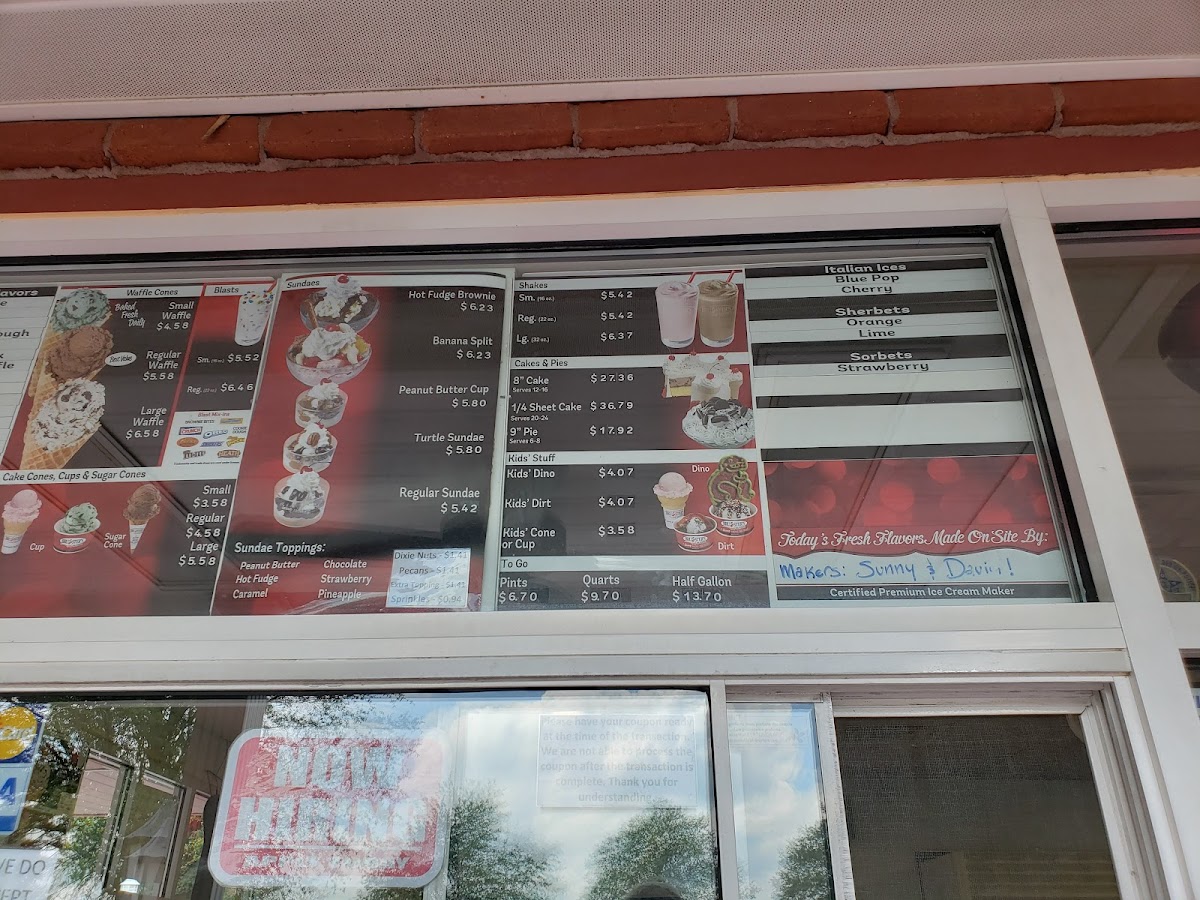 Bruster's Real Ice Cream Photo Menu 6