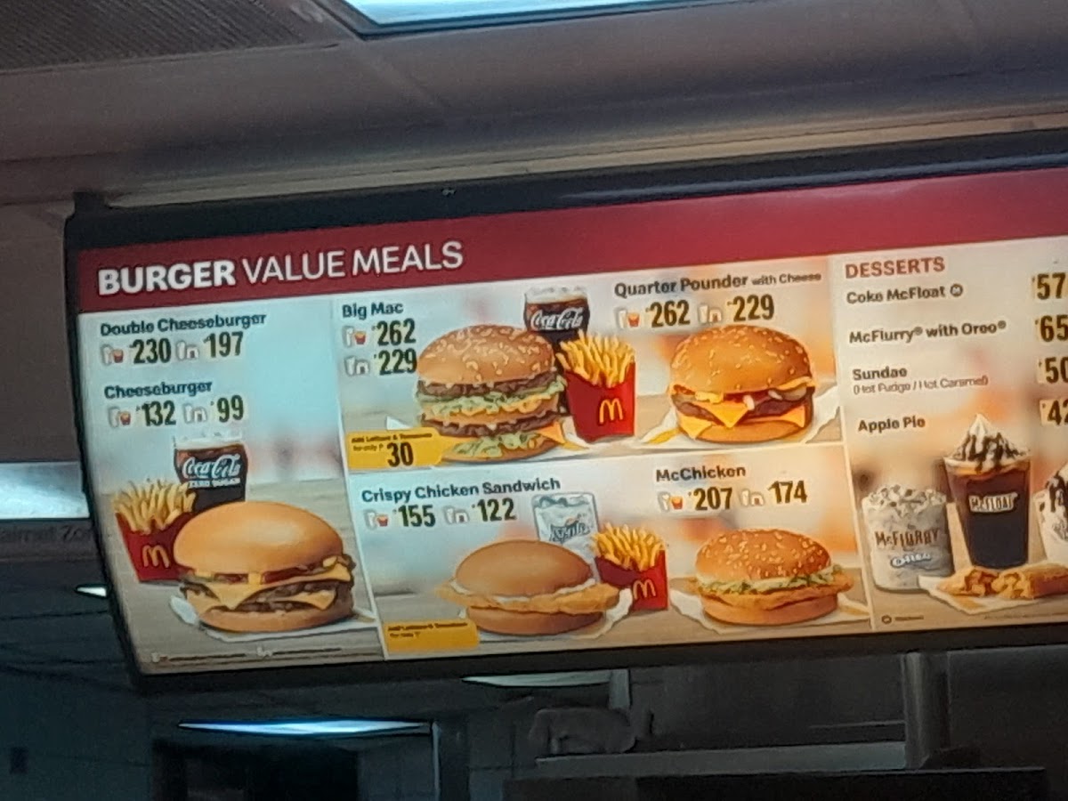 McDonald's Photo Menu 2