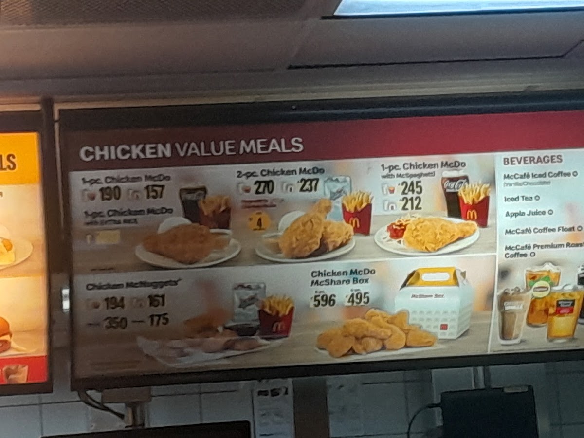 McDonald's Photo Menu 4