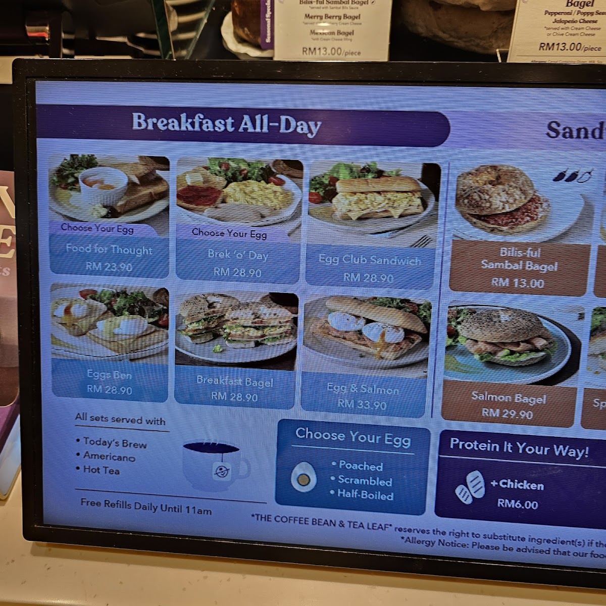 The Coffee Bean & Tea Leaf Photo Menu 3