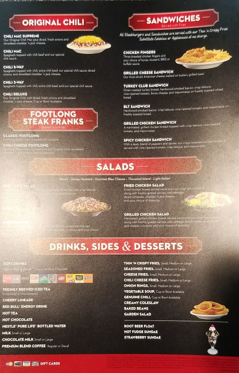 Steak 'n Shake Photo Menu 1