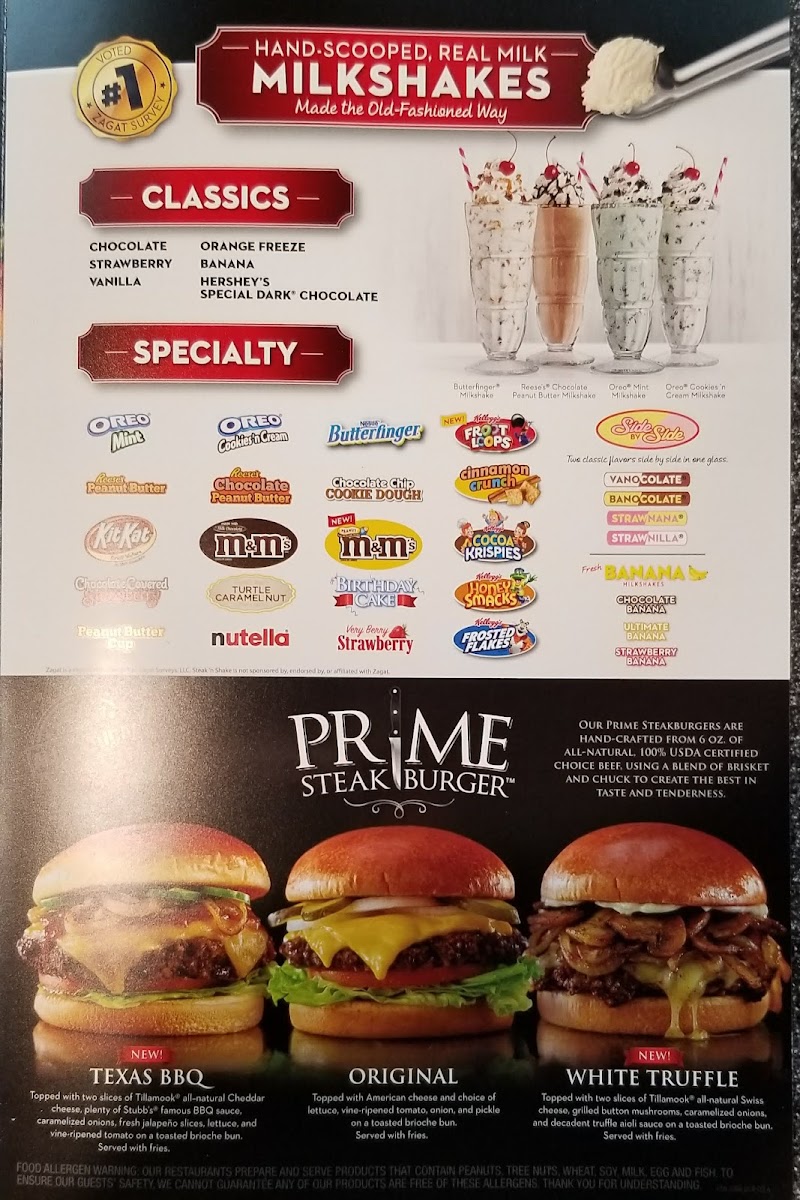 Steak 'n Shake Photo Menu 6