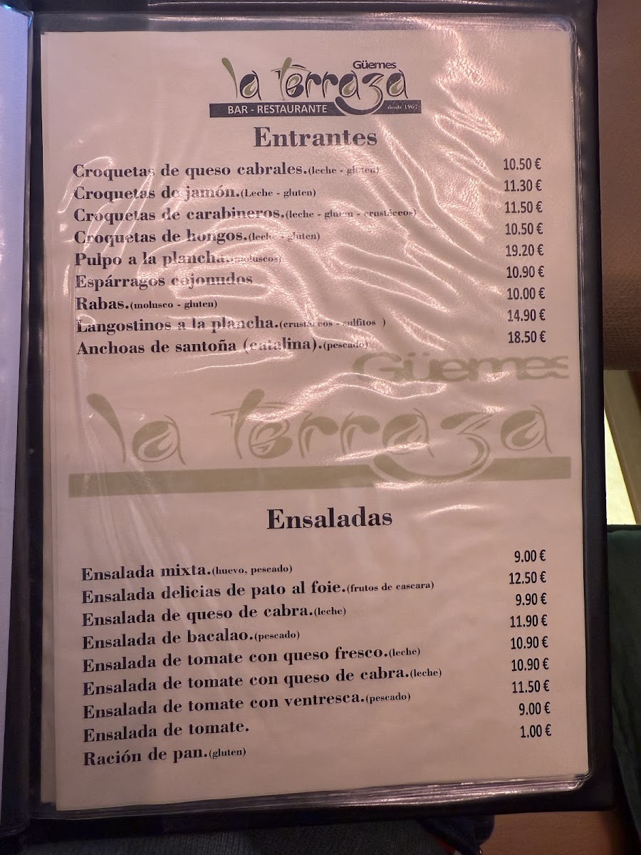 Bar-restaurante La Terraza Photo Menu 2