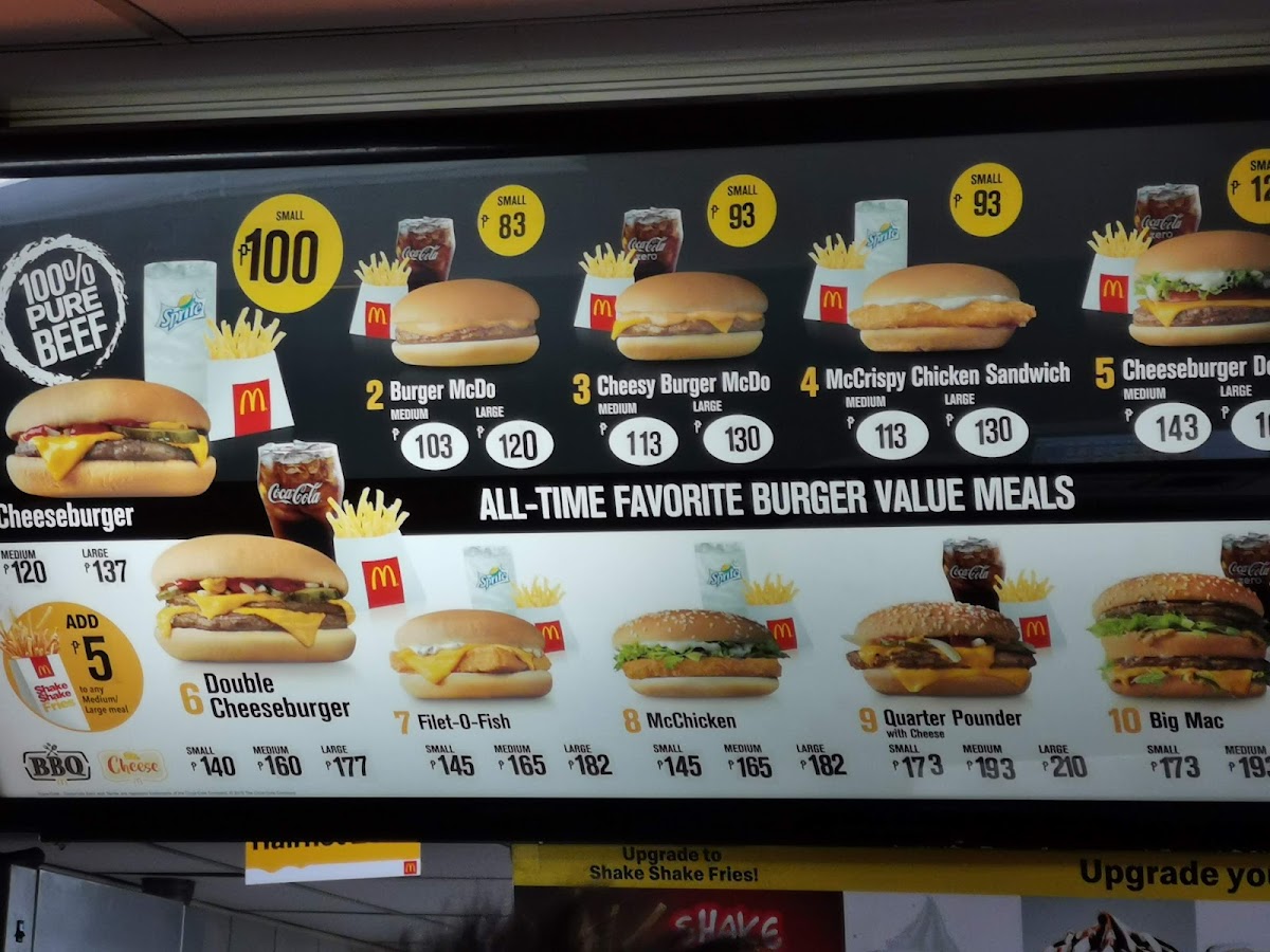 McDonald's Photo Menu 2
