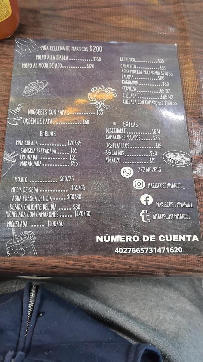 MARISCOS EMMANUEL Photo Menu 1