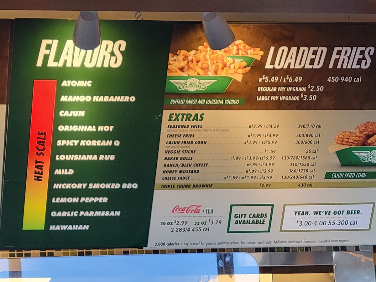Wingstop Photo Menu 1