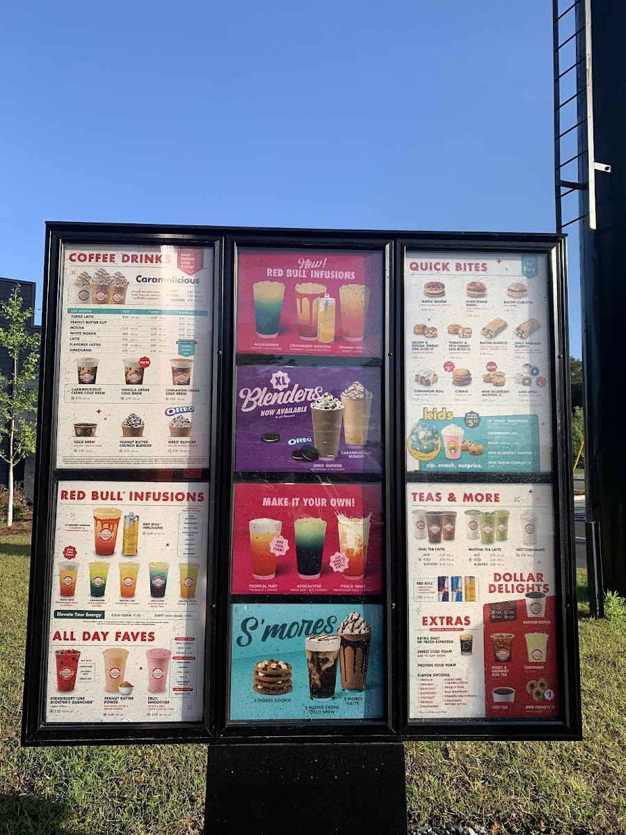Scooter's Coffee Photo Menu 1