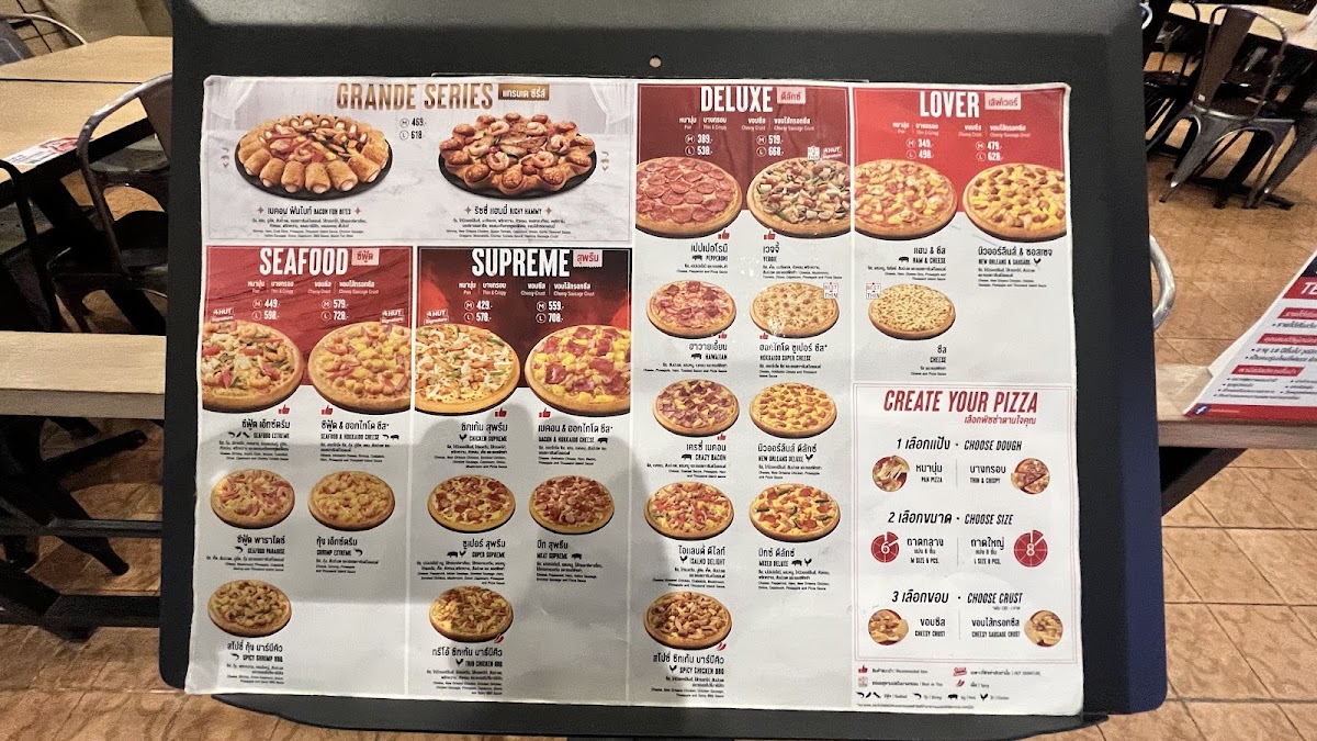 Pizza Hut Photo Menu 2