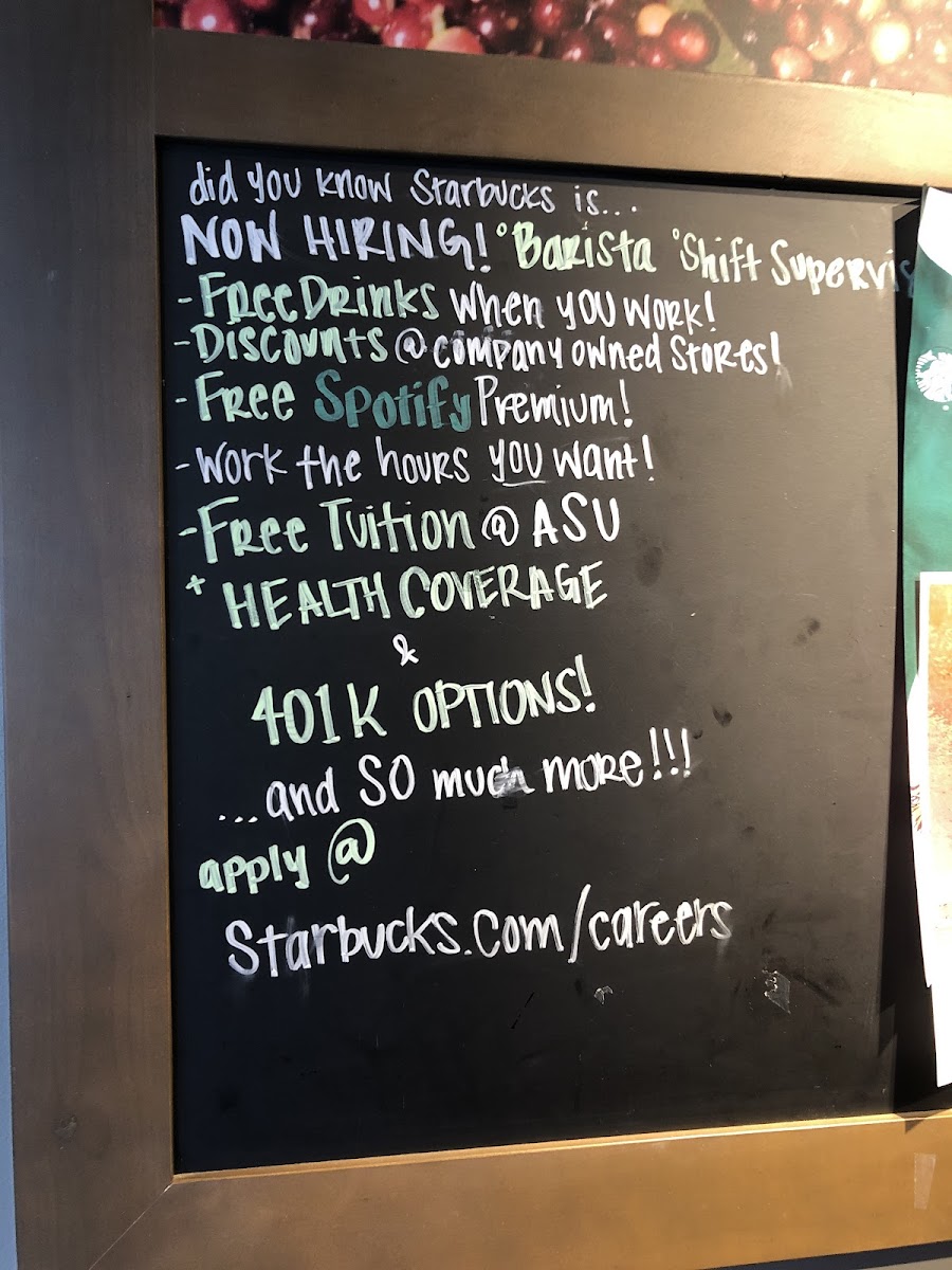 Starbucks Photo Menu 1
