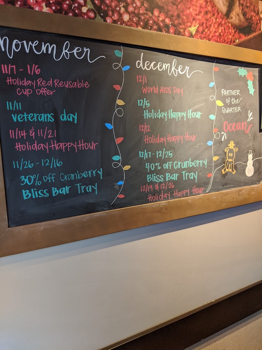 Starbucks Photo Menu 2