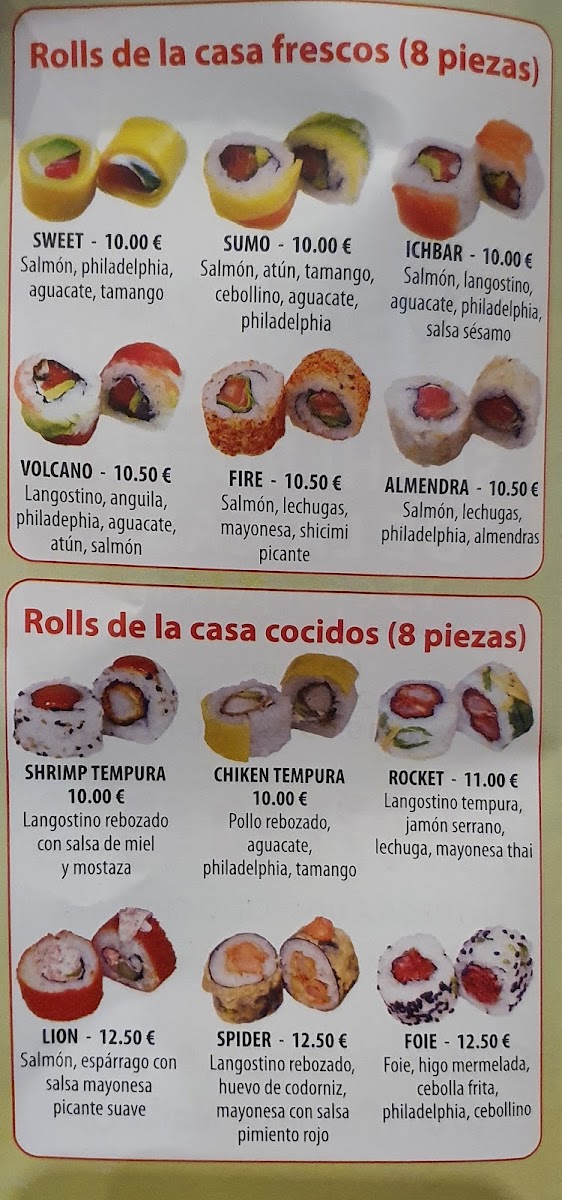 Sushi One Photo Menu 4