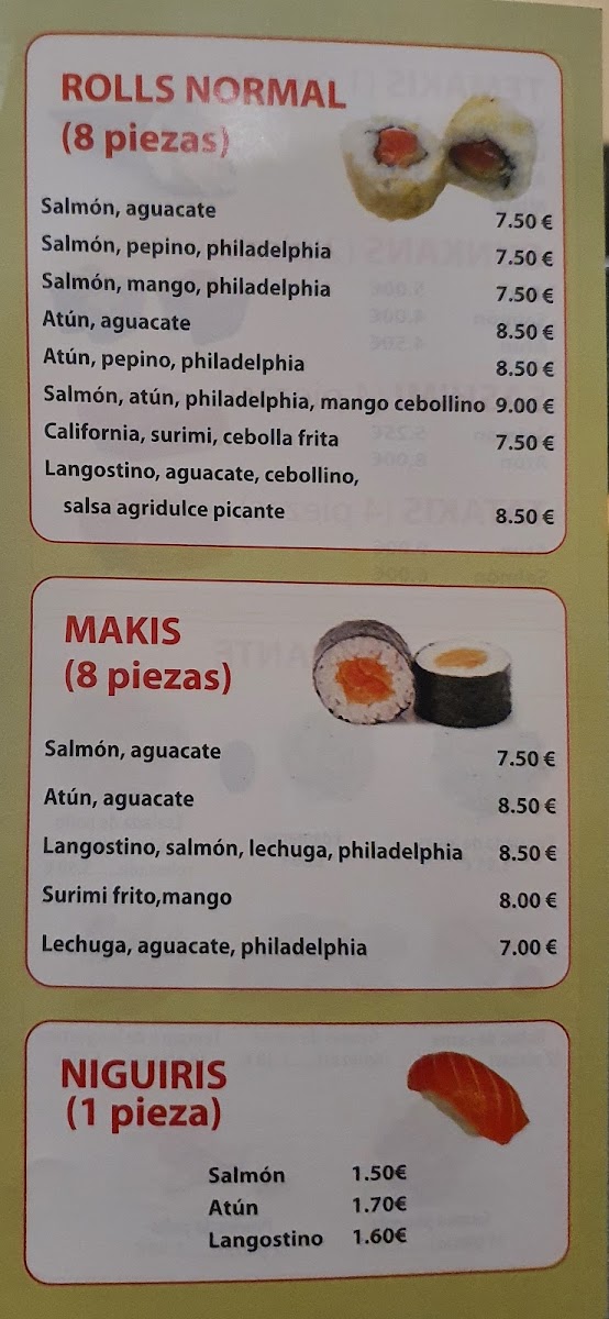 Sushi One Photo Menu 6