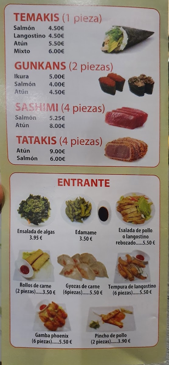 Sushi One Photo Menu 7