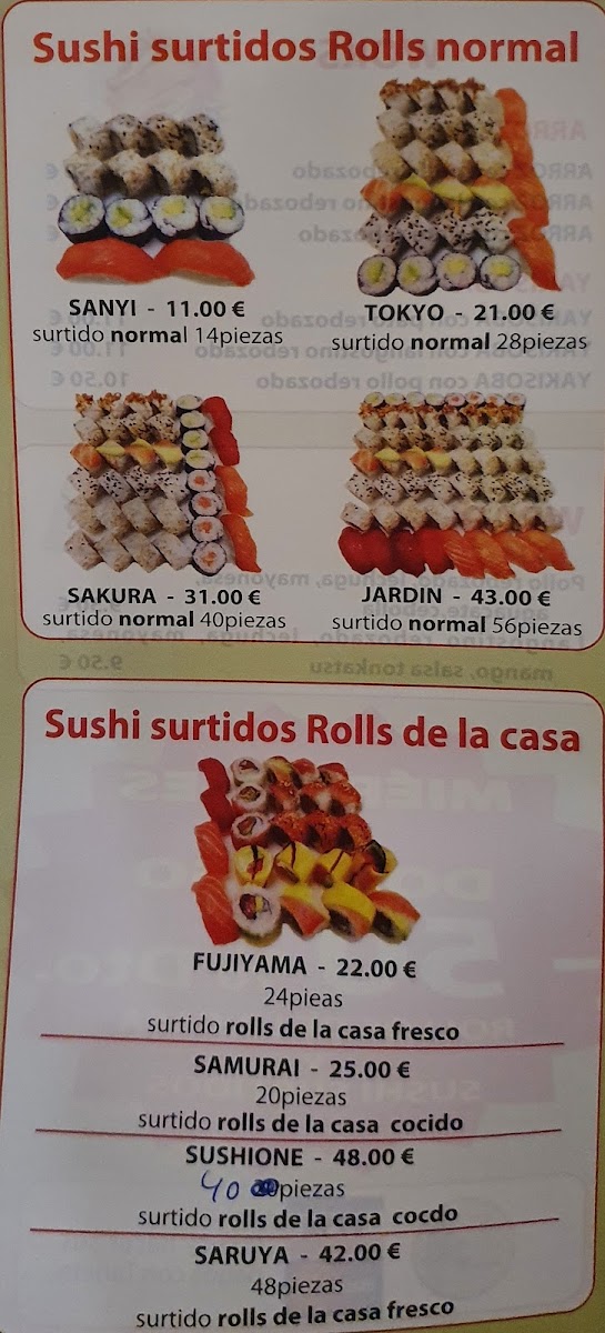 Sushi One Photo Menu 8