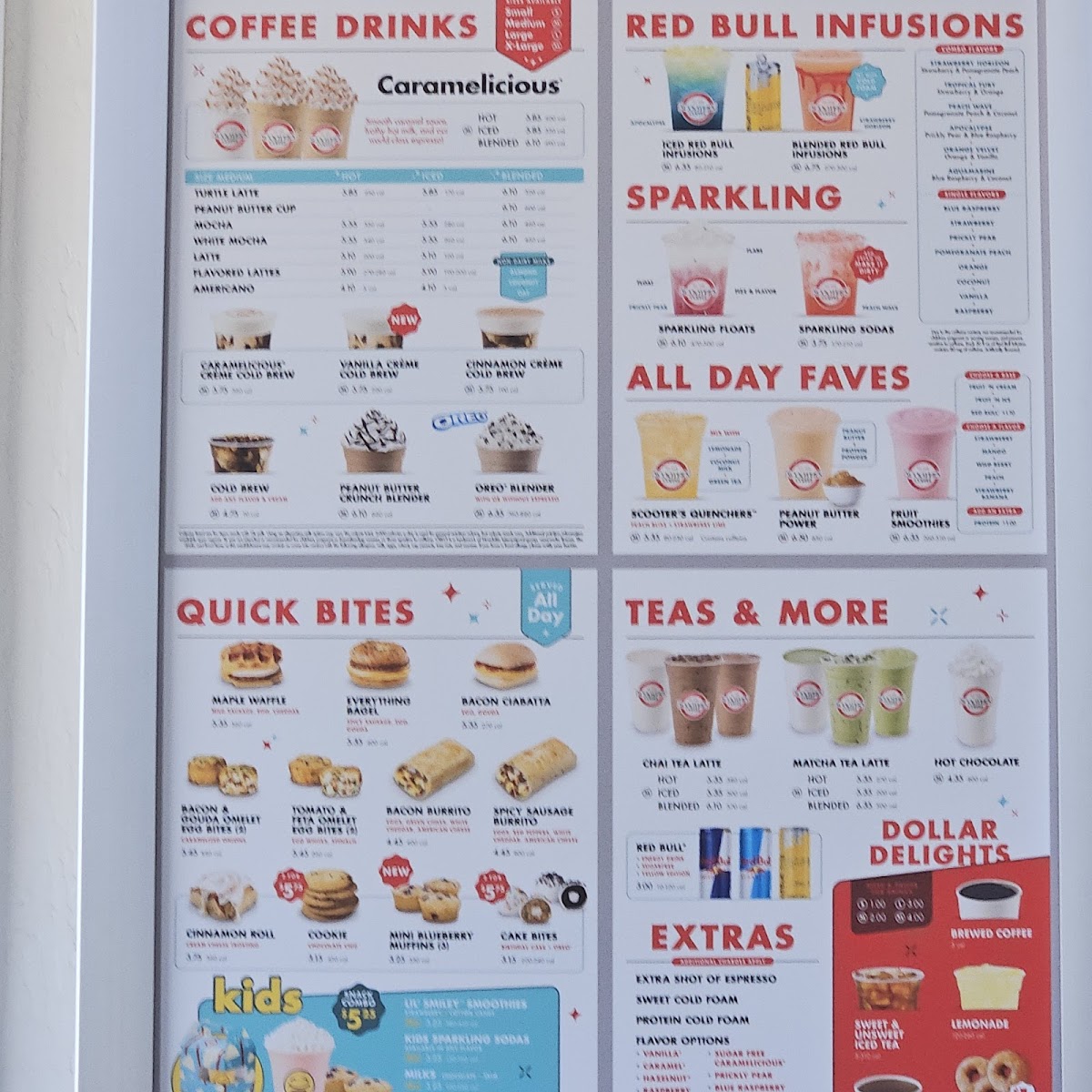Scooter's Coffee Photo Menu 5