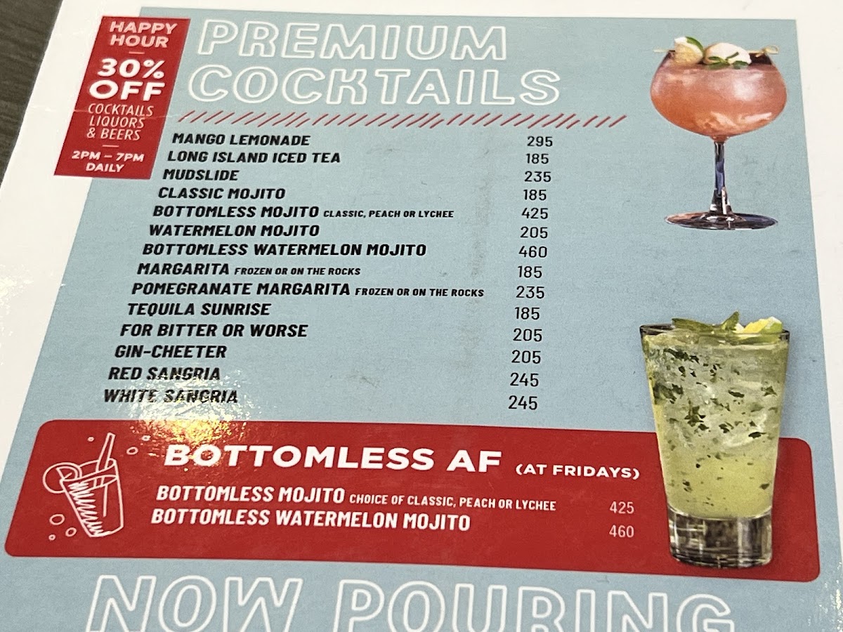 TGI Friday's Photo Menu 1