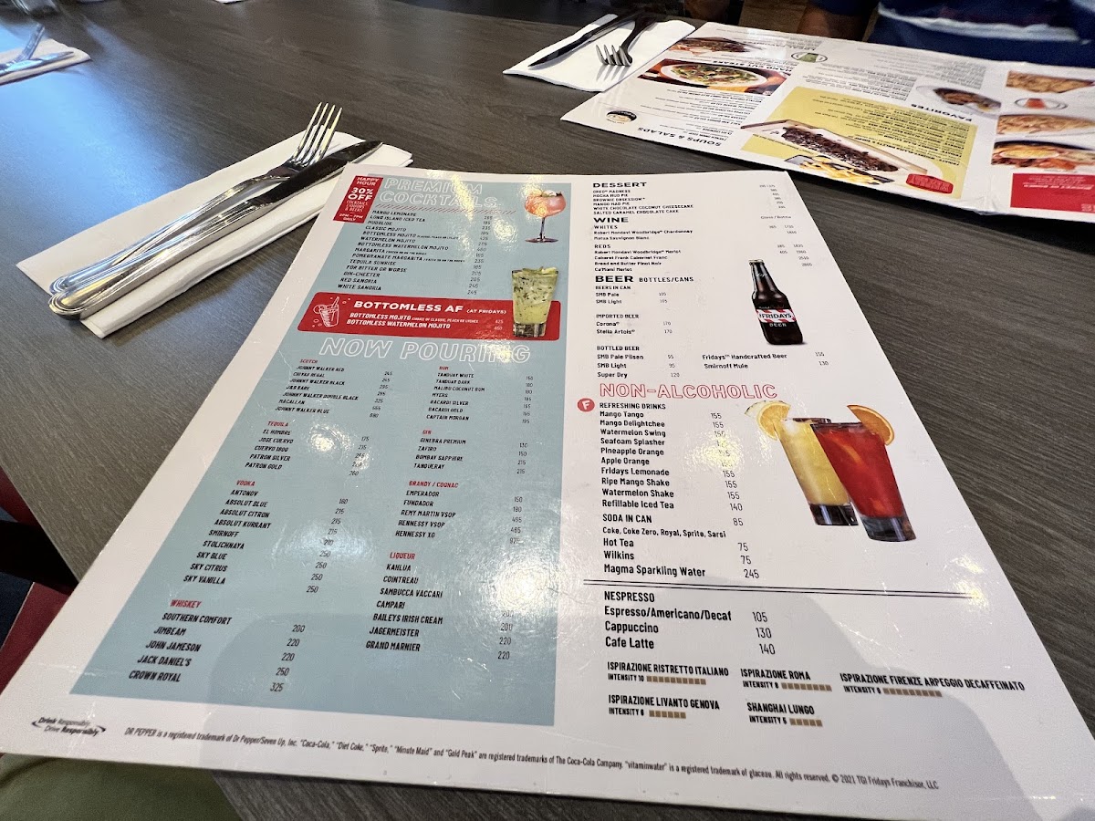 TGI Friday's Photo Menu 2